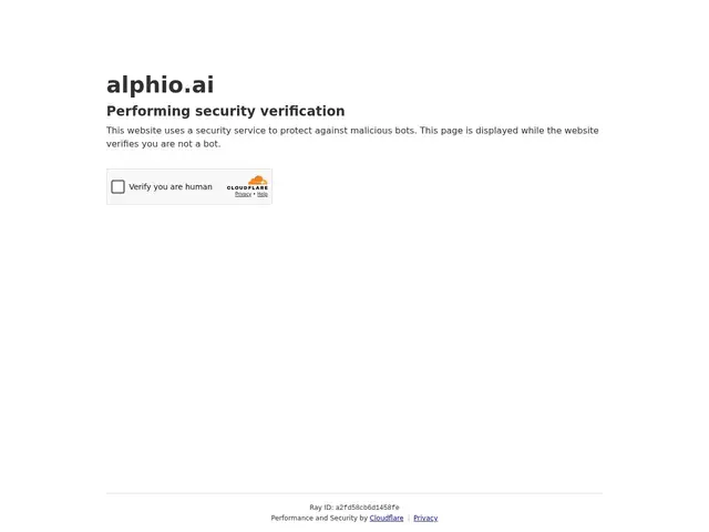 Preview of Alphio AI