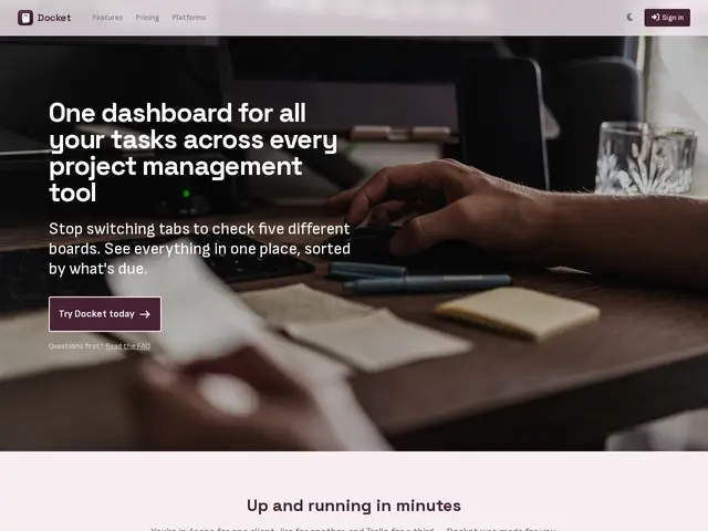 Preview of Docket