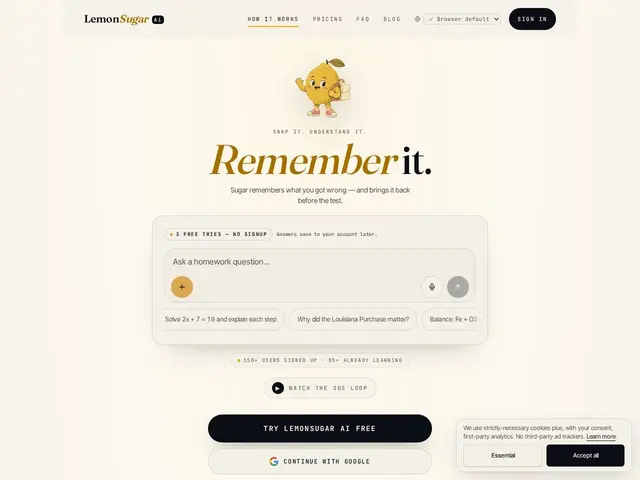 Preview of LemonSugar Ai
