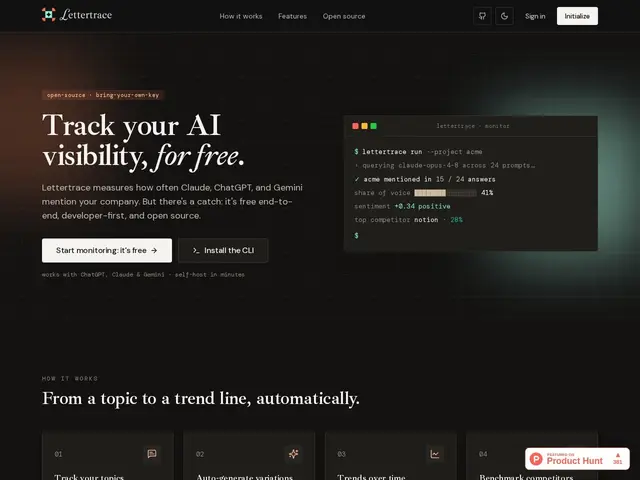 Preview of Lettertrace