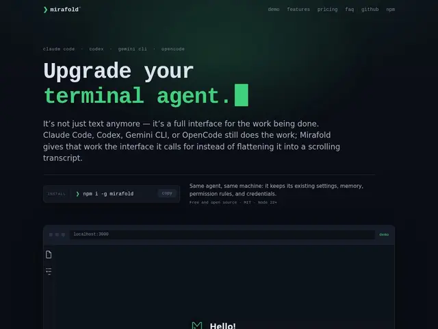 Preview of Mirafold