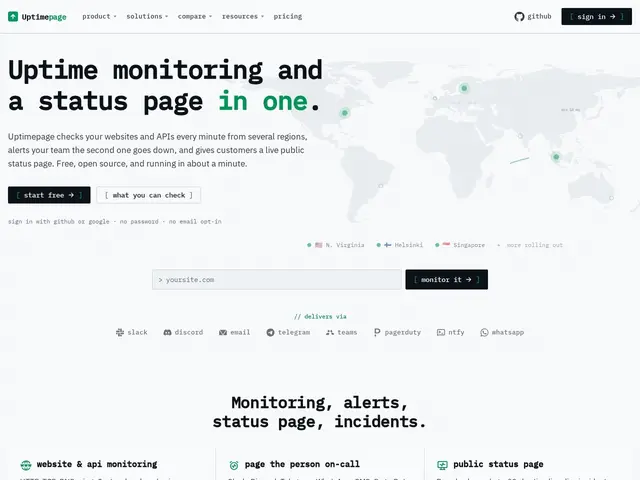 Preview of Uptimepage
