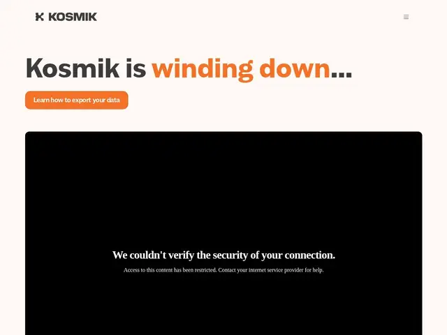 Preview of Kosmik