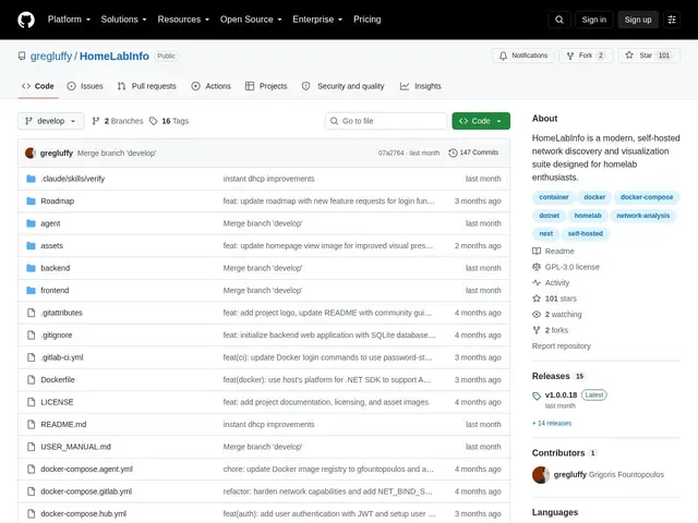 Preview of HomeLabInfo