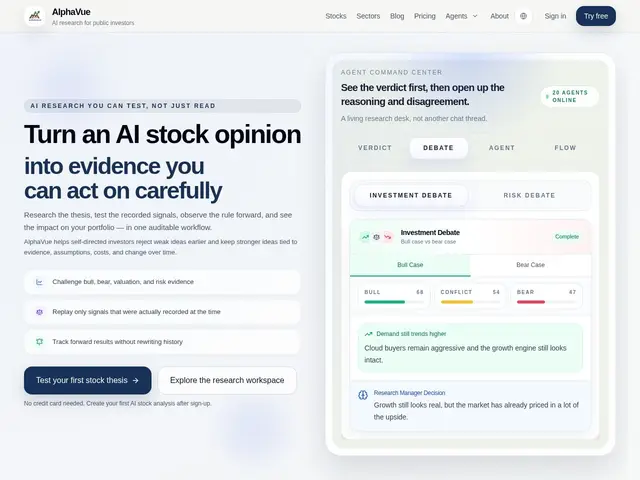 Preview of AlphaVue