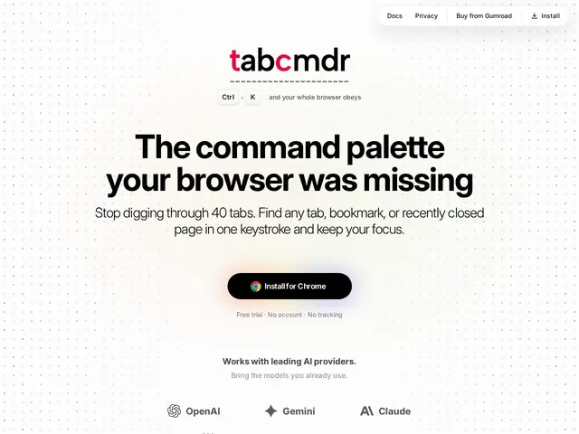 Preview of TabCmdr