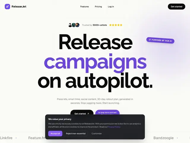Preview of ReleaseJet