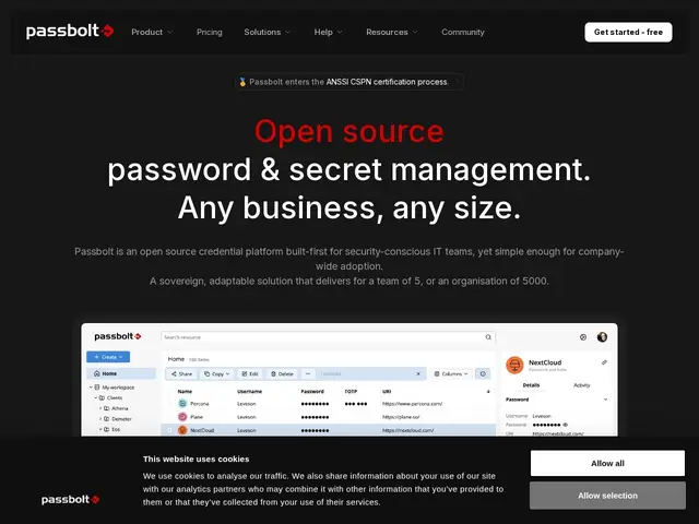 Preview of Passbolt