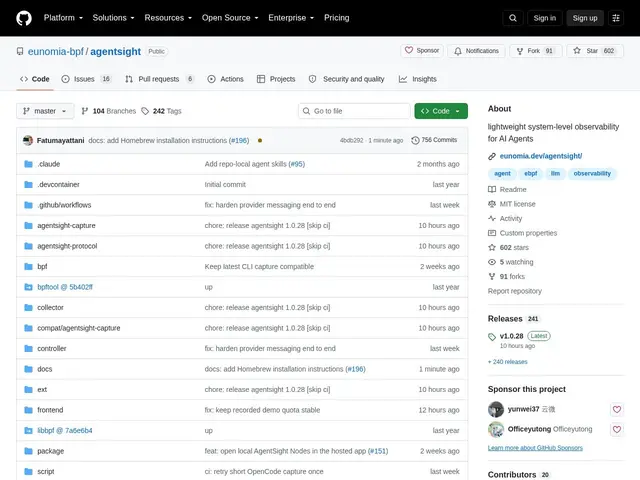 Preview of AgentSight