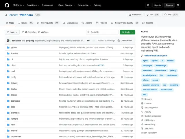 Preview of WeKnora