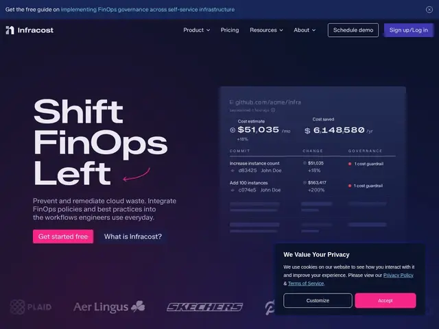 Preview of Infracost
