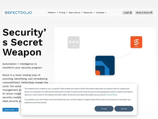 Preview of DefectDojo
