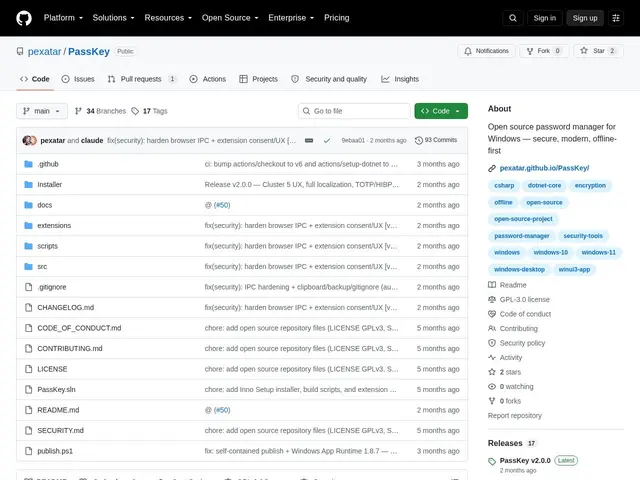 Preview of PassKey