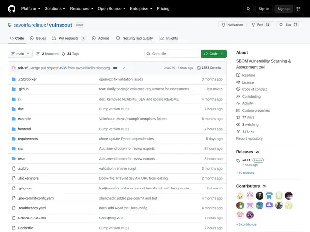Preview of VulnScout