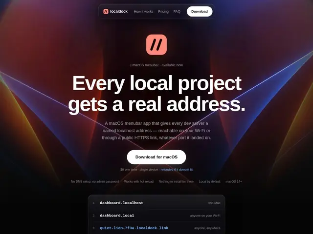 Preview of Localdock
