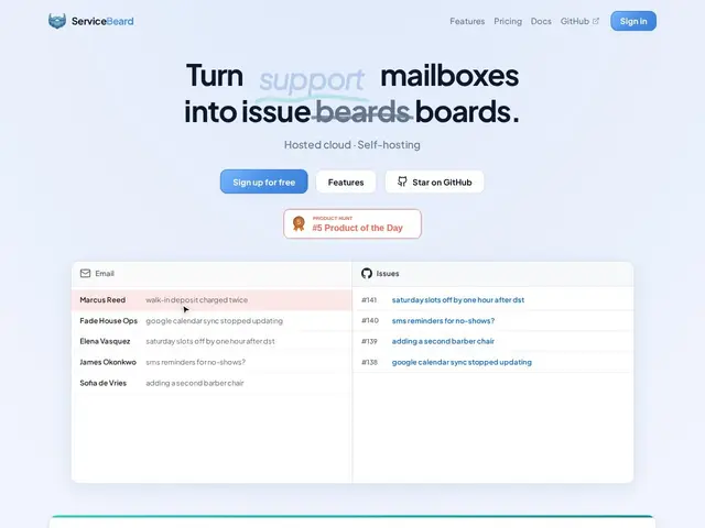 Preview of ServiceBeard