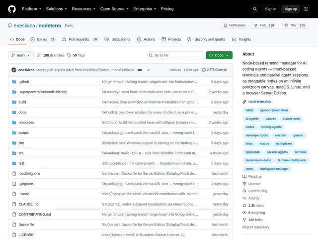 Preview of nodeterm