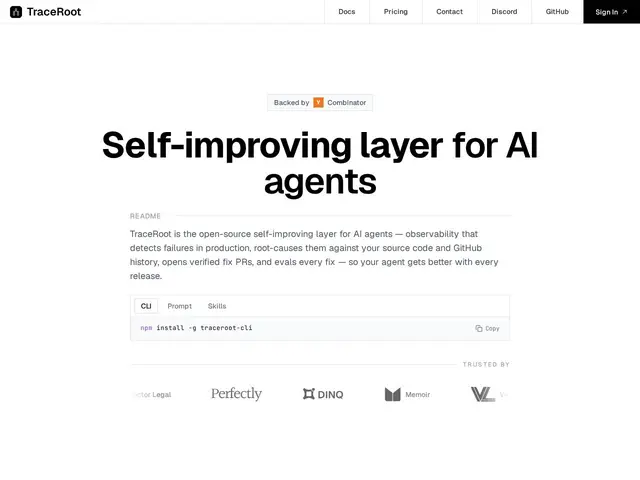 Preview of TraceRoot