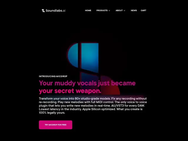 Preview of MicDrop (Soundlabs AI)