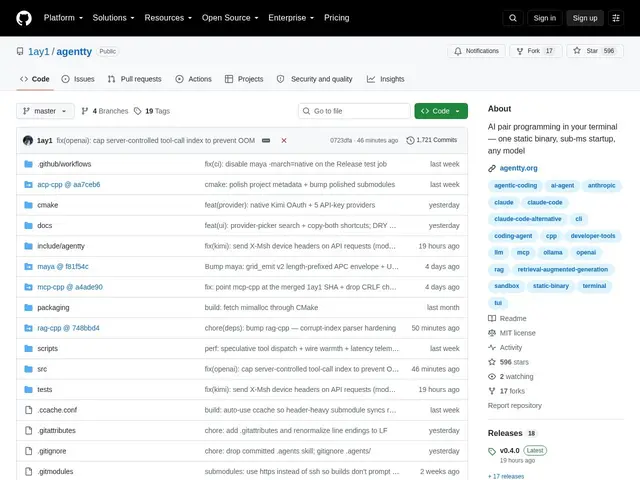 Preview of agentty