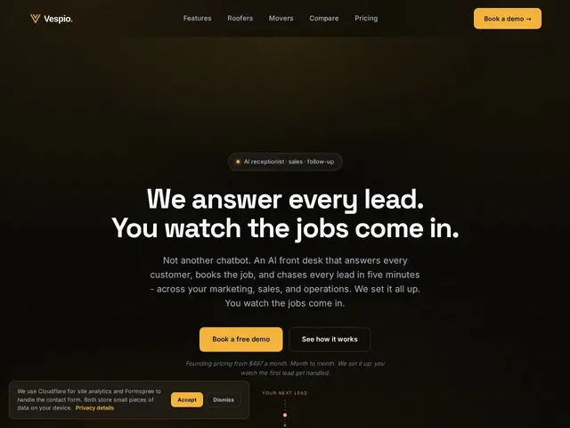 Preview of Vespio.ai