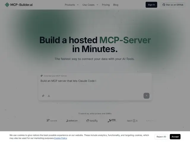 Preview of MCP Builder