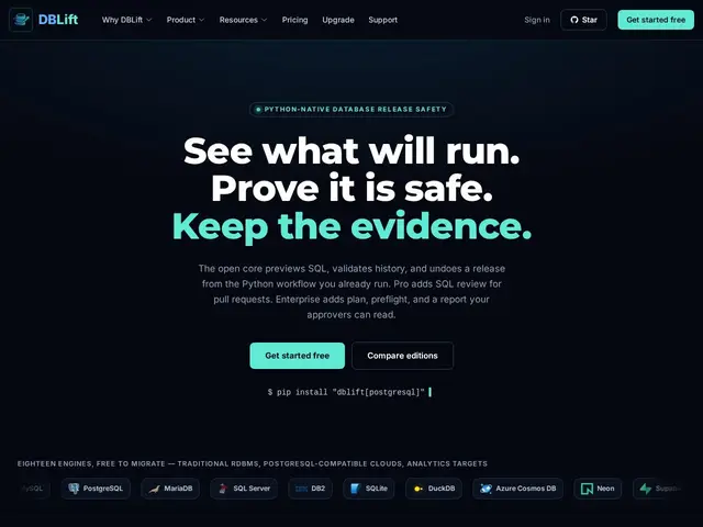 Preview of DBLift