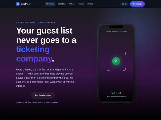Preview of GateProof