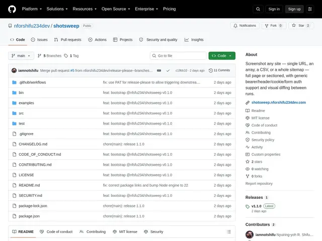 Preview of ShotSweep