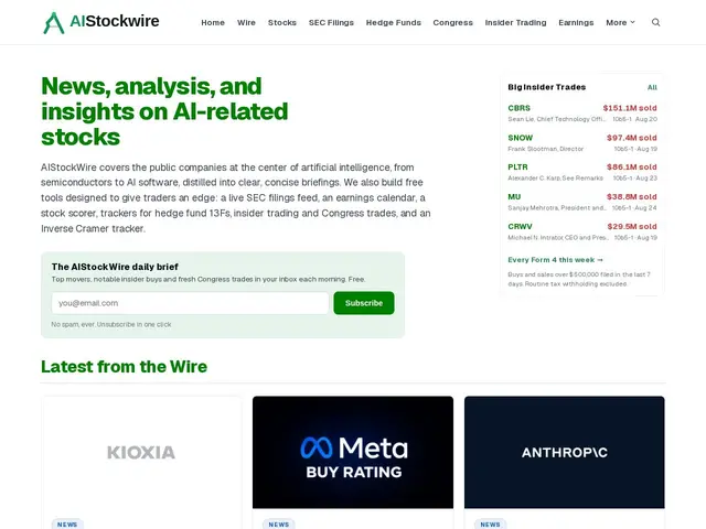 Preview of AIStockWire