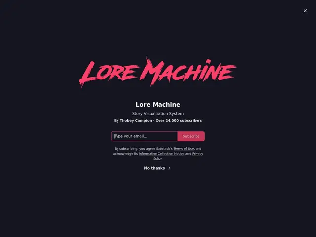 Preview of Lore Machine