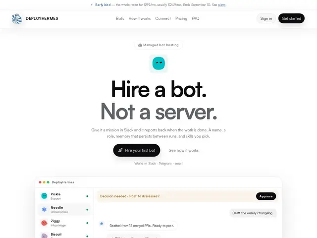 Preview of DeployHermes