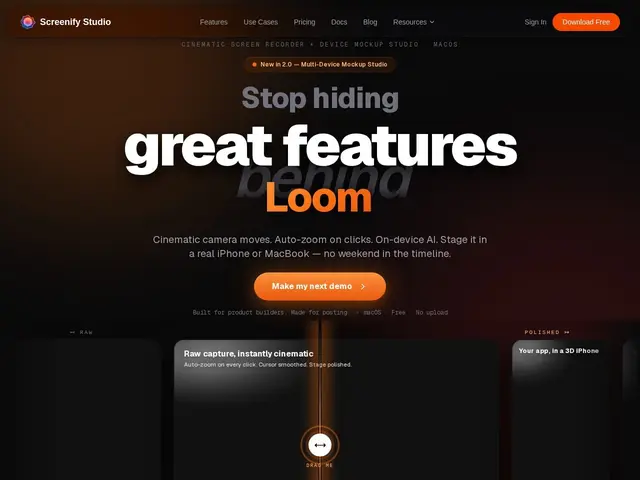 Preview of Screenify Studio
