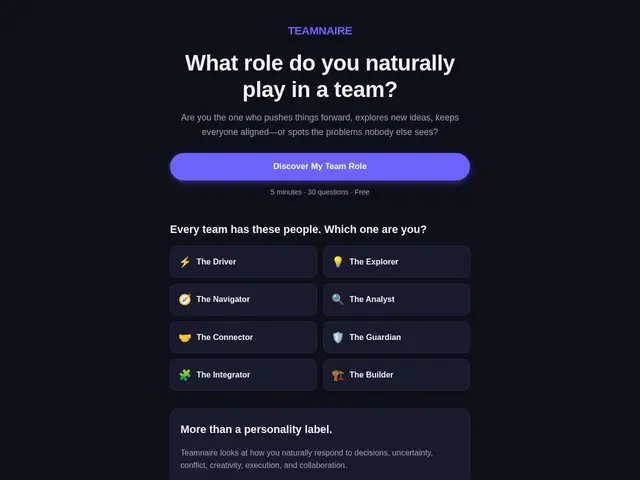 Preview of Teamnaire