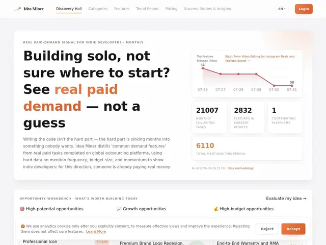 Preview of Idea Miner