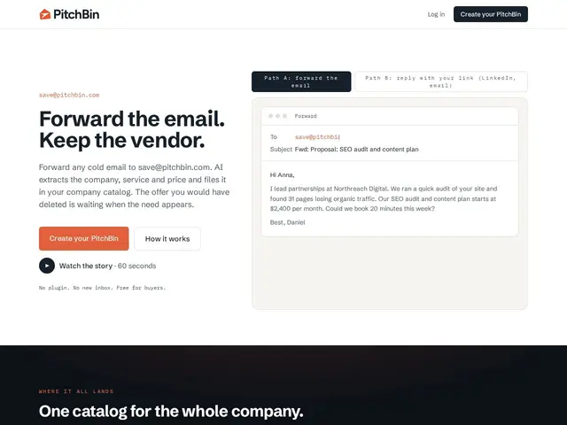 Preview of PitchBin