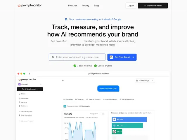 Preview of Promptmonitor