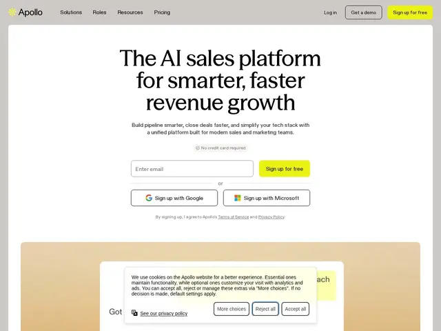 Preview of Apollo.io