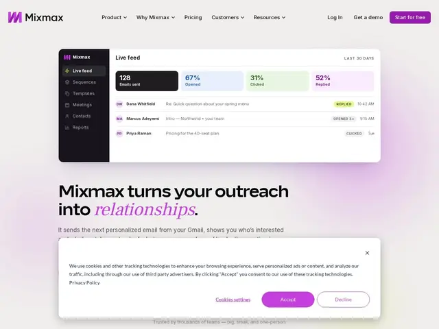 Preview of Mixmax