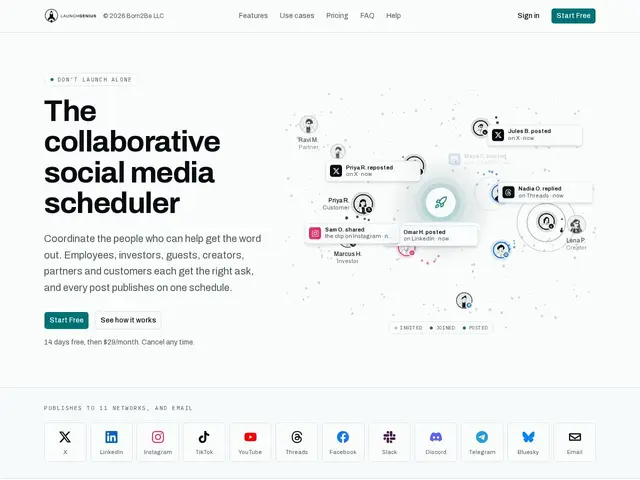 Preview of LaunchGenius