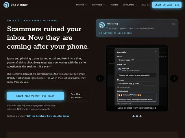 Preview of The Notifier