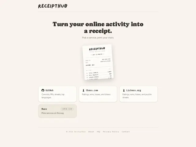 Preview of ReceiptHub