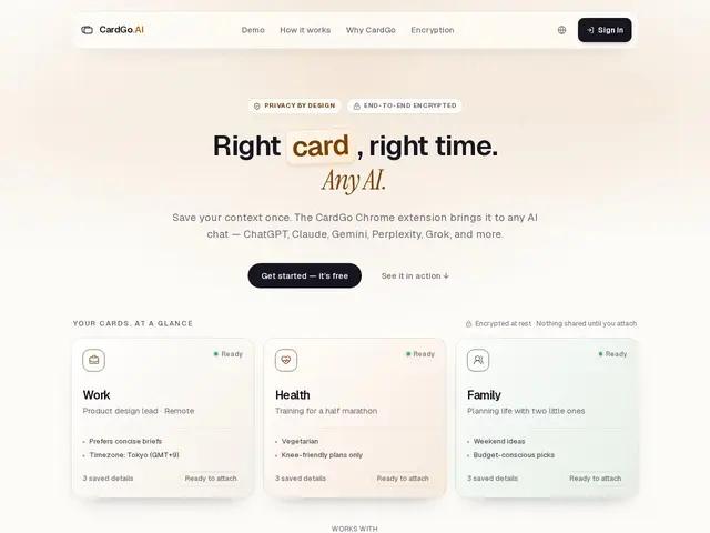 Preview of CardGo