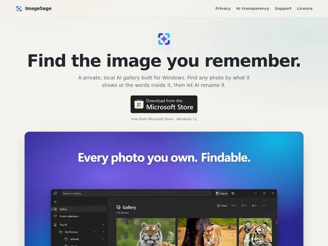 Preview of ImageSage