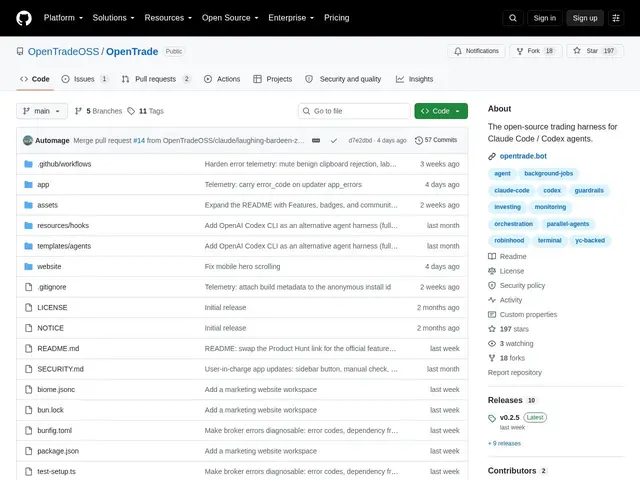 Preview of OpenTrade