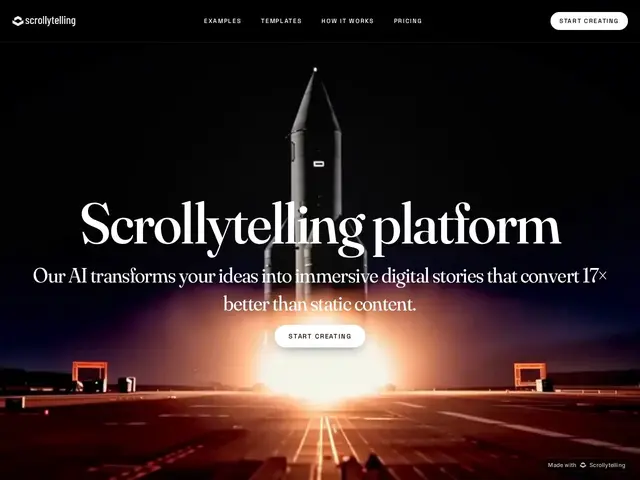 Preview of Scrollytelling