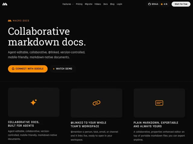 Preview of Macro Docs