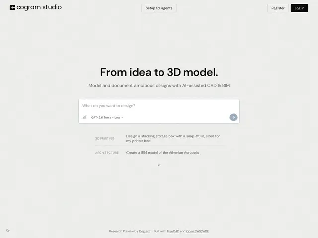 Preview of Cogram Studio