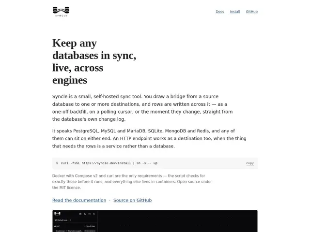 Preview of Syncle