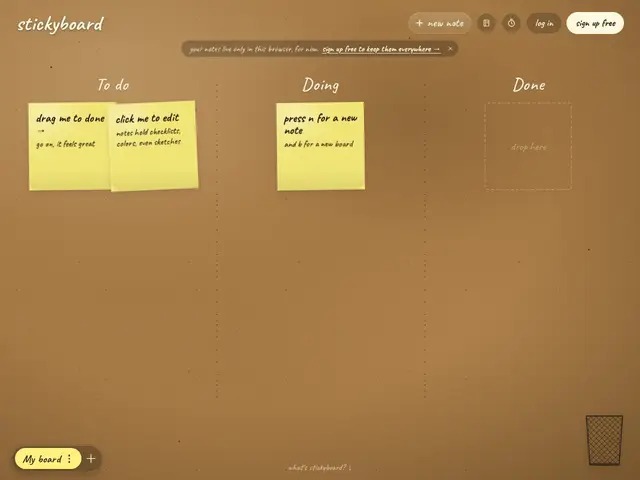 Preview of Stickyboard